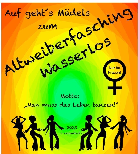 Bild vergr&ouml;&szlig;ern: Altweiberfasching in Wasserlos