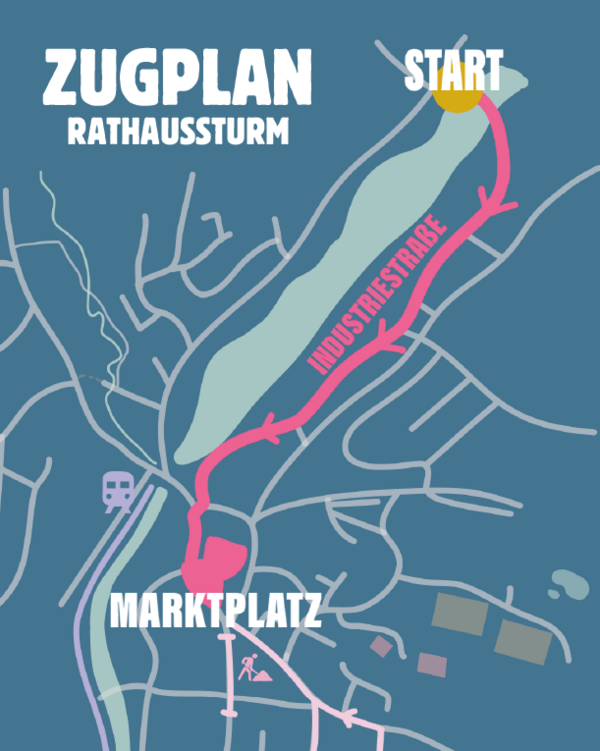 Bild vergr&ouml;&szlig;ern: Zugplan Rathaussturm