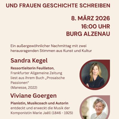 Wenn Literatur auf Musik trifft und Frauen Geschichte schreiben