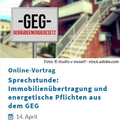 Immobilienübertragung und energetische Pflichten aus dem GEG