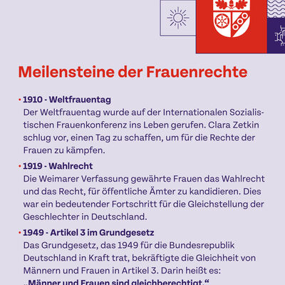 Bild vergr&ouml;&szlig;ern: Posting Weltfrauentag zum Aktionszeitraum "Rund um den Weltfrauentag" - Folgeseite