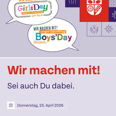 Posting zum Girls`Day und Boys`Day 2026