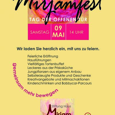 Einladung zum Mirjamfest