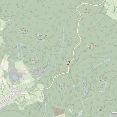 Bild vergr&ouml;&szlig;ern: Neues Tempolimit und Rüttelstreifen für mehr Verkehrssicherheit zwischen Laufach - Kreuzung „Siebenwege“ und Sailauf - Engländerhaus