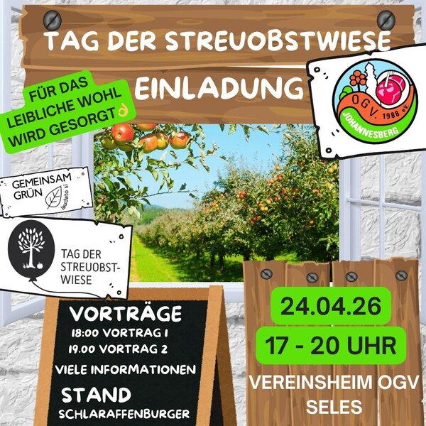 Bild vergr&ouml;&szlig;ern: Einladung zum Steuobstwiesenfest