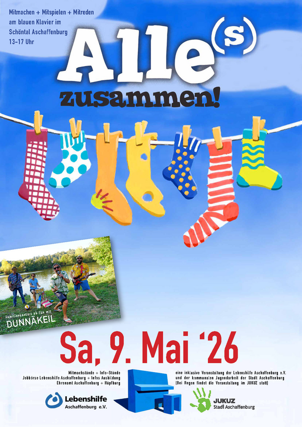 Bild vergr&ouml;&szlig;ern: Alle(s) Zusammen! 5. Inklusionsfest der Lebenshilfe Aschaffenburg e.V.