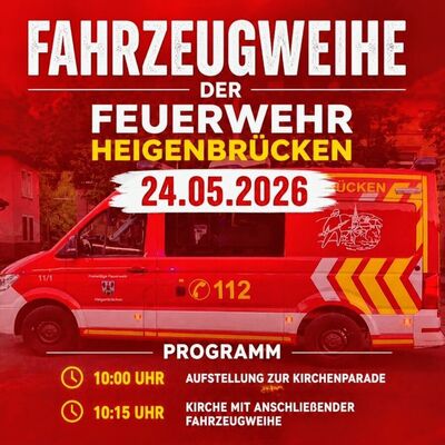 Fahrzeugweihe Mehrzweckfahrzeug
