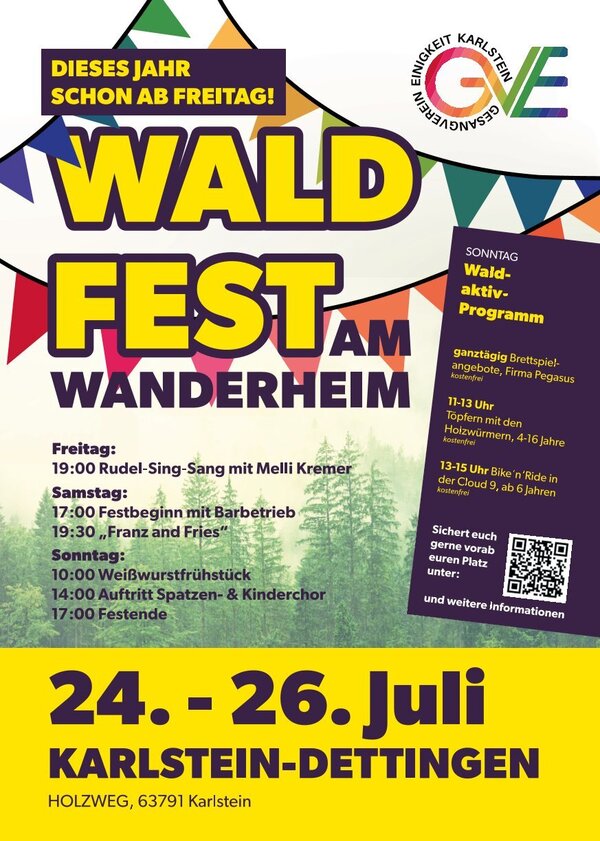 Bild vergr&ouml;&szlig;ern: Waldfest - GV Einigkeit