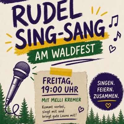 Rudel-Sing-Sang am Waldfest