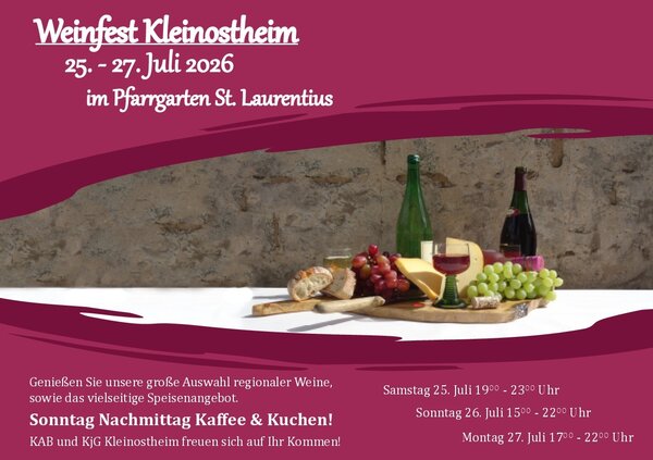 Weinfest Kleinostheim