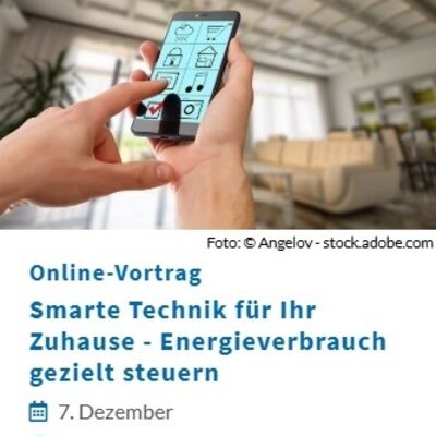 Online-Vortrag Smarte Technik