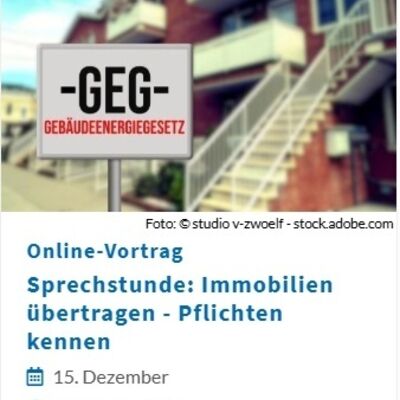 Online-Sprechstunde Immo-Übertragung
