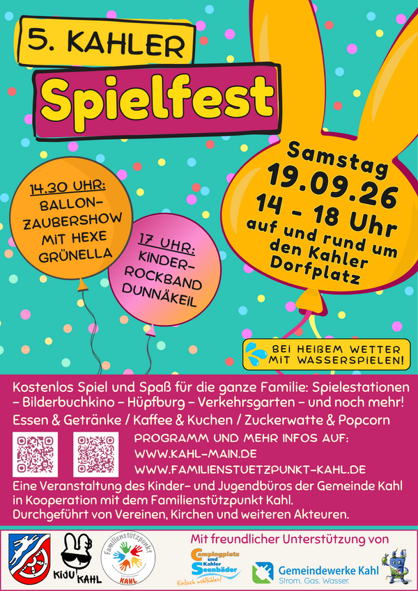 Bild vergr&ouml;&szlig;ern: Flyer Spielfest