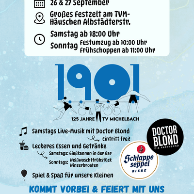 Flyer zum Fest