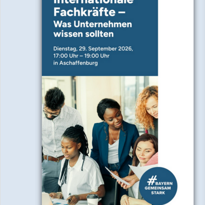 Flyer Internationale Fachkräfte
