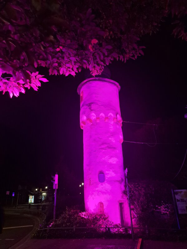 Bild vergr&ouml;&szlig;ern: Pinkifizierung Herstallturm